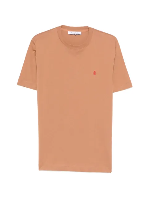 Études Studio embroidered T-shirt Brown E26MMTSH10063