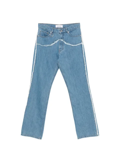 Études Studio frayed bootcut jeans Blue E26MMTRO56042