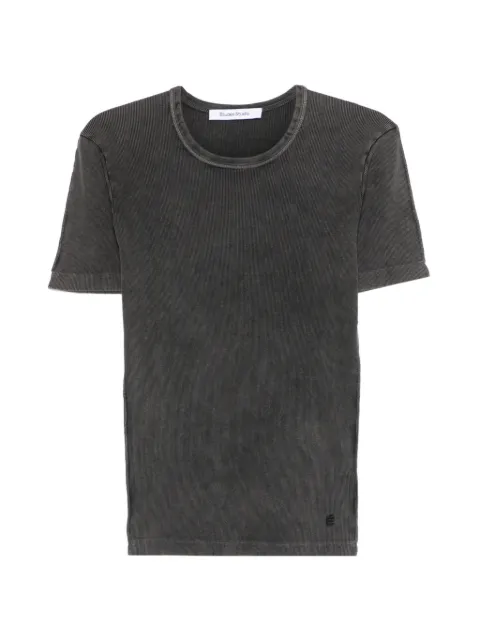 Études Studio crew-neck rib T-shirt Black E26MMTSH16396