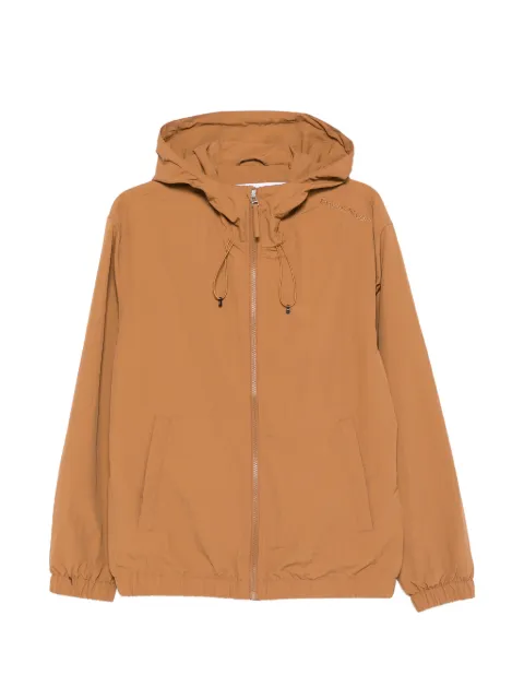 Études Studio zip-up hooded windbreaker Brown E26MMOUT723