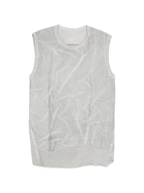 Isaac Sellam Experience sleeveless vest Grey PLAGISTEFRACTURE