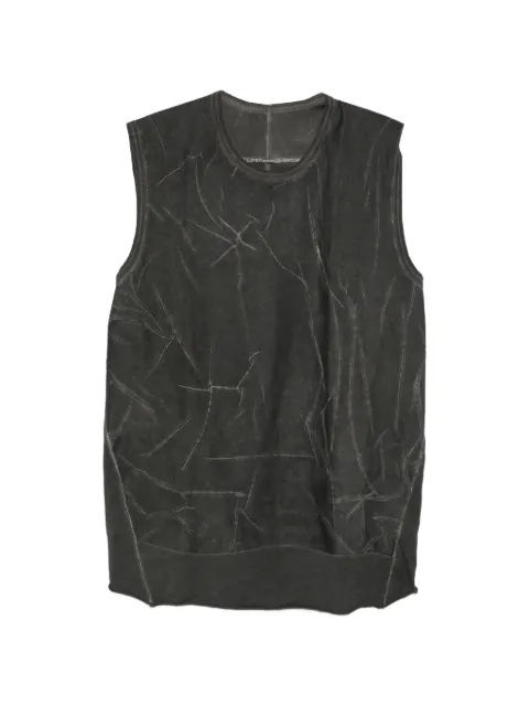 Isaac Sellam Experience sleeveless vest Grey PLAGISTEFRACTURE