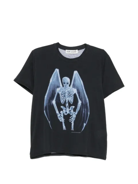OUR LEGACY graphic-print T-shirt Black W2266CF
