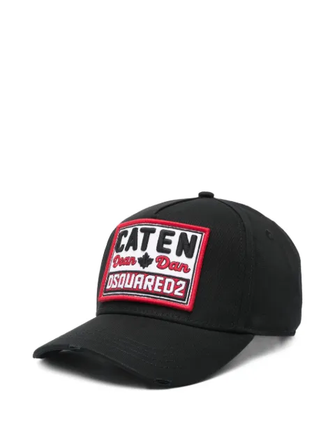 DSQUARED2 patch baseball cap Black BCM098505C00001