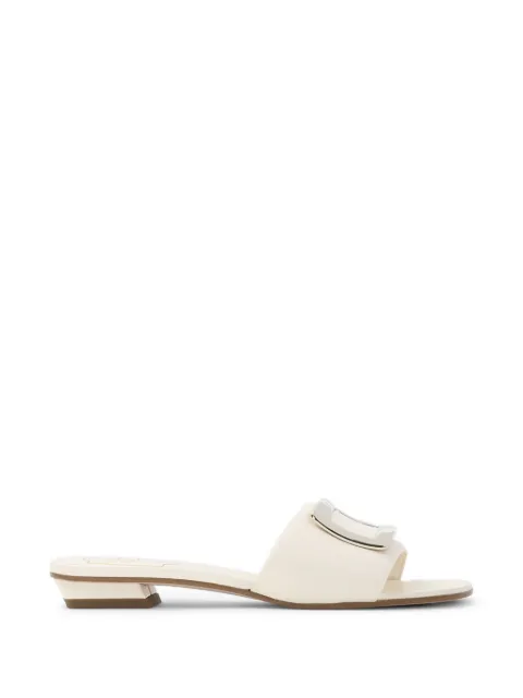 Roger Vivier RV padded leather mules White RVW8164492091TC019