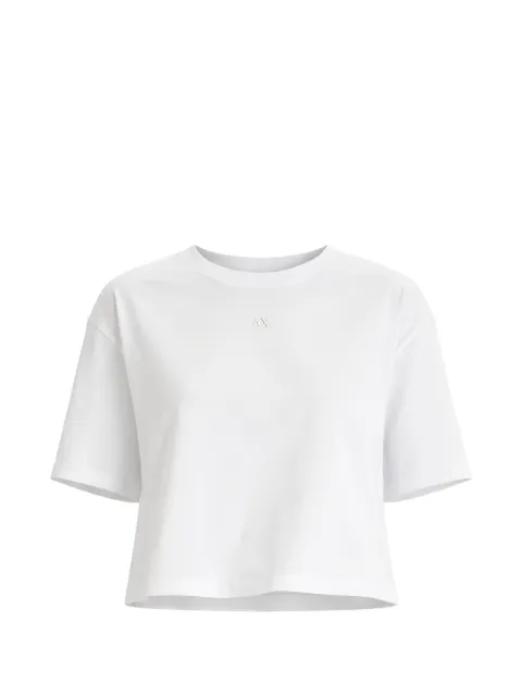Armani Exchange cotton cropped T-shirt White XW001836AF10356