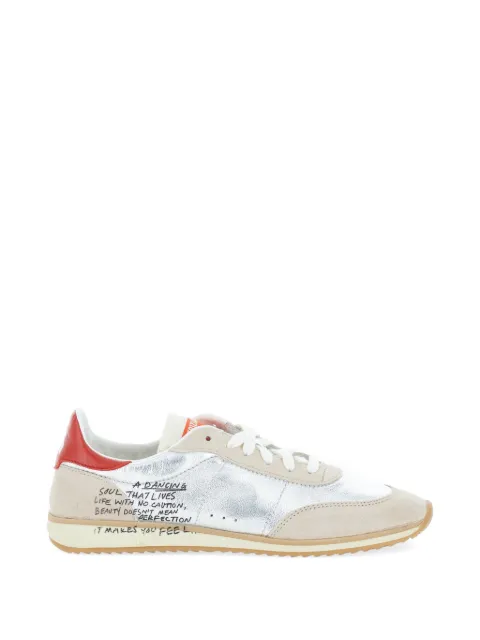 Patrizia Pepe Running SKIN laminated sneakers Silver 8Z0135L154