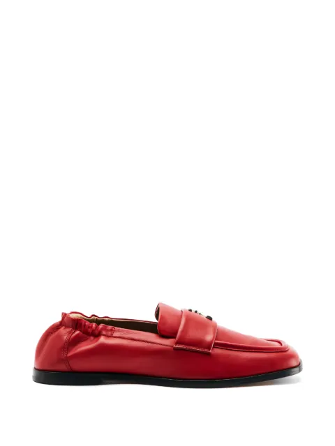 Patrizia Pepe square-toe loafers Red 8Z0137L164