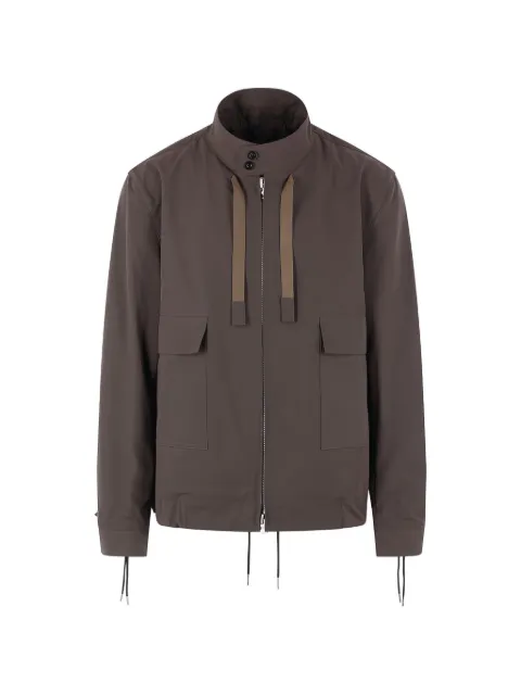 sacai patch-pocket jacket Brown 2603917M