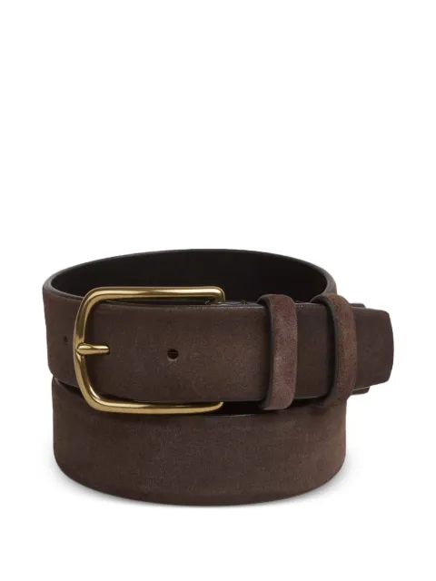 Officine Creative OC Strip suede belt Brown OCFSTRI33LIGC3