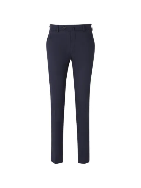 Incotex pressed-crease slim-fit trousers Blue IT008090468