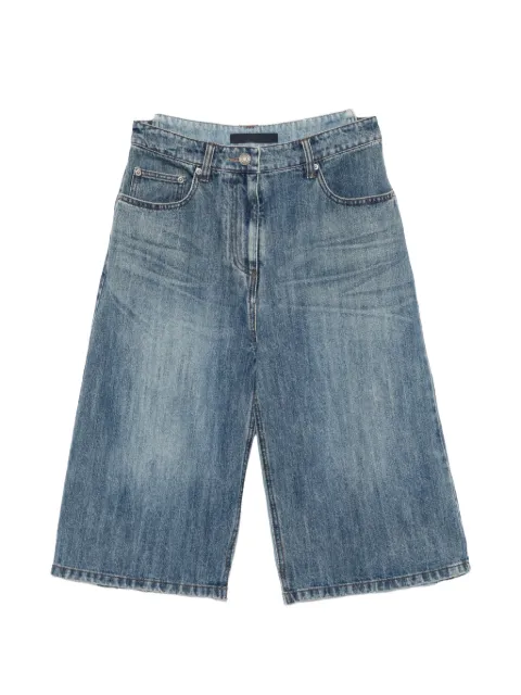 Juun.J panelled denim shorts Blue JW6325W01P