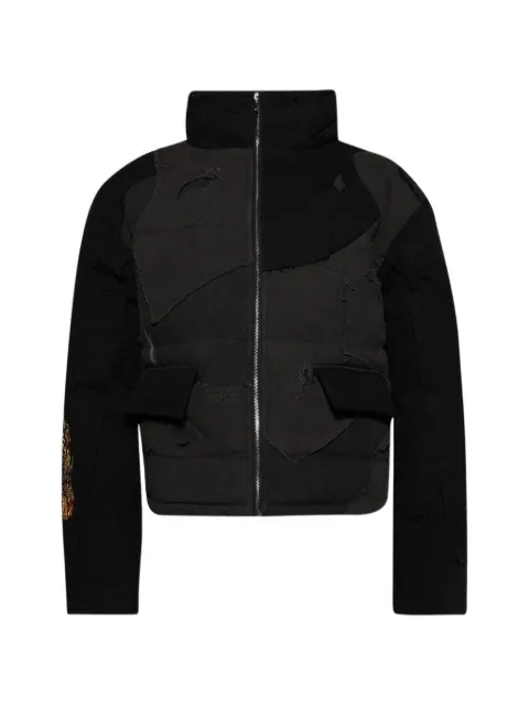 Who Decides War upcycled patchwork jacket Black 1131390002FW25