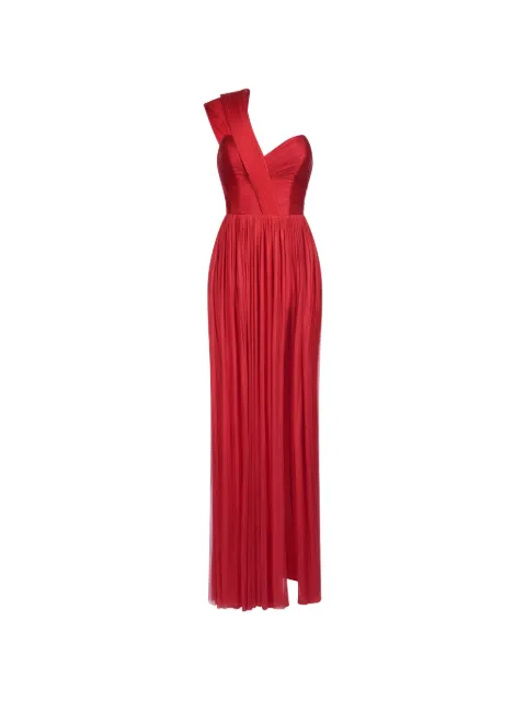 IMROSKA Imroska 21 one-shoulder maxi dress Red IMROSKA21DOUBLEARCH