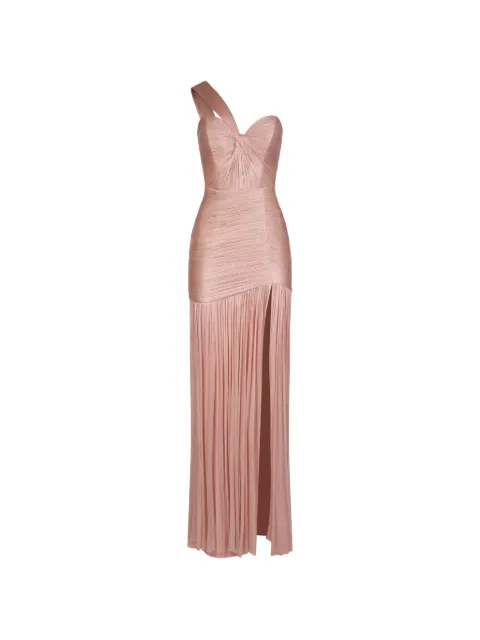 IMROSKA Imroska 19 one-shoulder split maxi dress Pink IMROSKA19