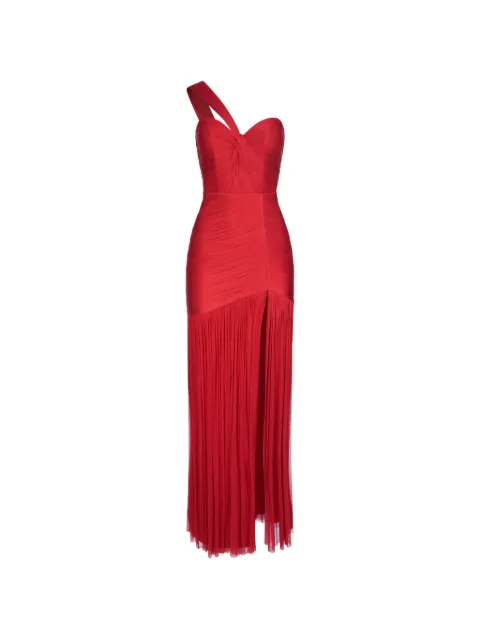 IMROSKA Imroska 19 one-shoulder maxi dress Red IMROSKA19MATTE