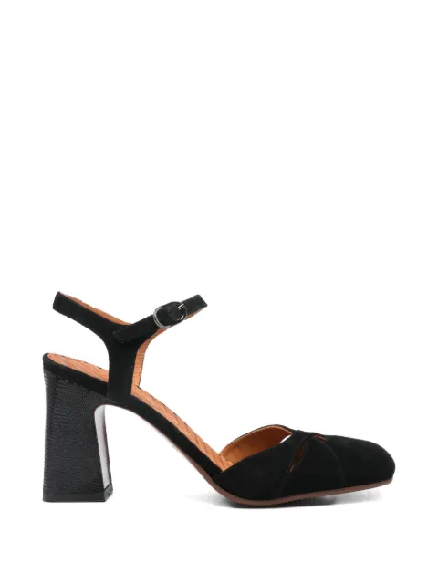 Chie Mihara Oidina criss-cross ankle-strap pumps Black OIDINA48