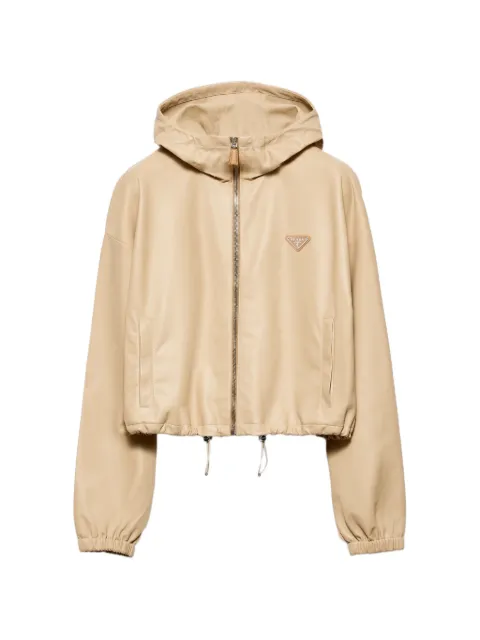 Prada nappa leather jacket Neutrals 58A199SOOO14IT