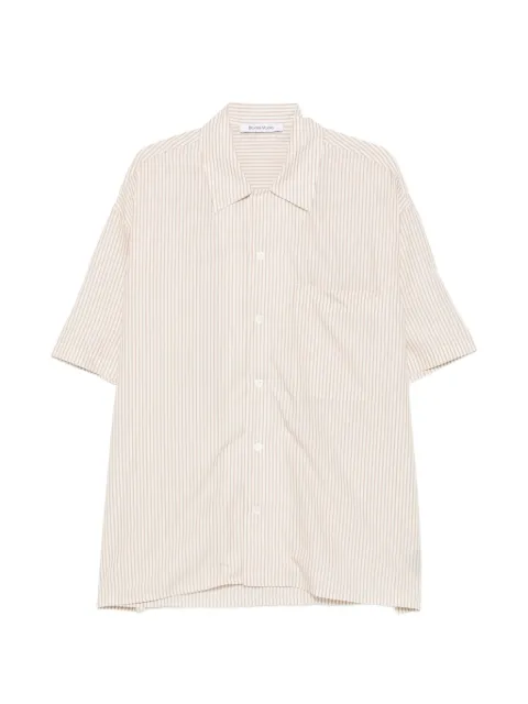 Études Studio buttoned striped shirt Neutrals E26MMSHI321