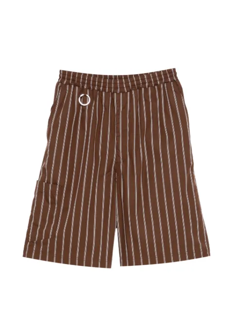 Études Studio Comfort striped shorts Brown E26MMTRO42170