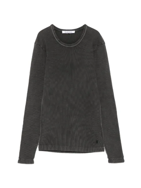 Études Studio rib long-sleeve T-shirt Black E26MMTSH19196