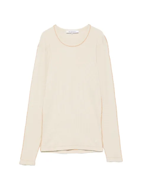 Études Studio ribbed longsleeve T-shirt Neutrals E26MMTSH19103