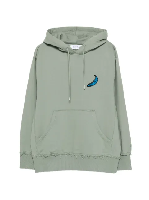 Études Studio x Andy Warhol frayed-detail hoodie Green E26MCSWE29632