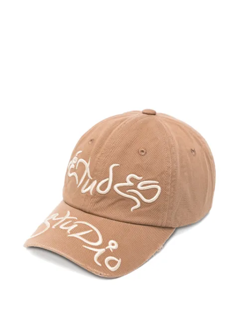 Études Studio logo-embroidered cap Neutrals E26NMACC90663
