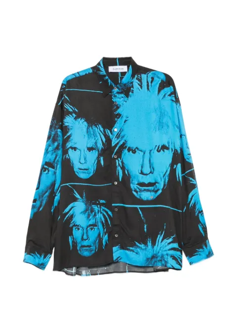 Études Studio x Andy Warhol graphic-print shirt Blue E26MCSHI35398