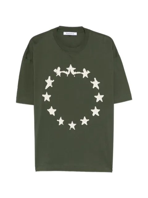Études Studio star-graphic T-shirt Green E26MMTSH13334