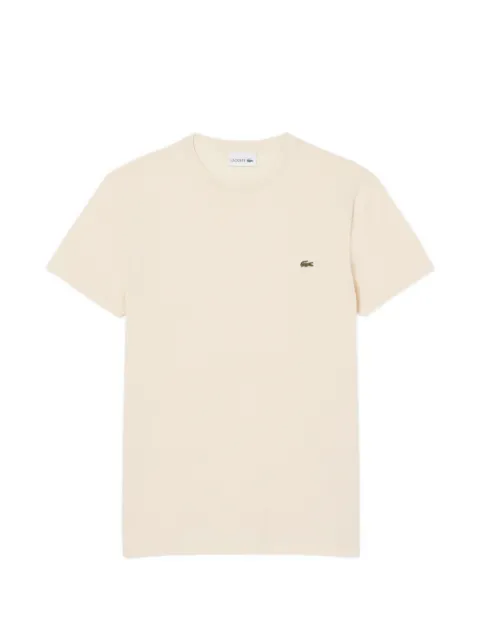 Lacoste round-neck logo T-shirt Neutrals TH6709056