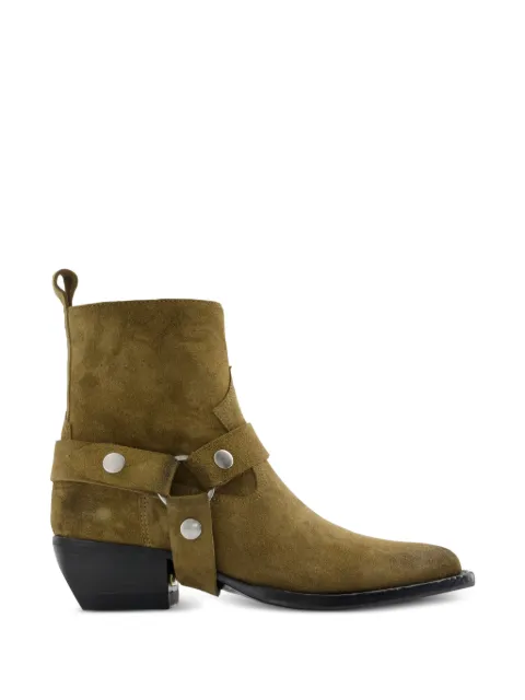 Golden Goose Debbie leather boots Green GWF00545F008196