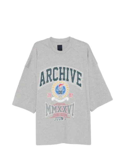 Juun.J printed T-shirt Grey JC6342P002