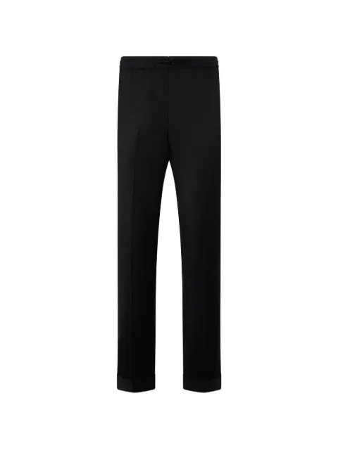 Philipp Plein drawstring-waist tailored trousers Black PAFCMRT1701PTE022N