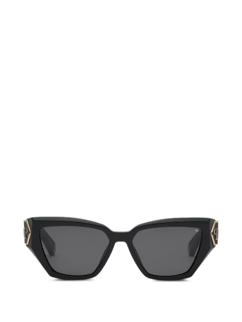Philipp Plein Eyewear Plein Brave logo-detail sunglasses Black PAFAWES0188PXV001N