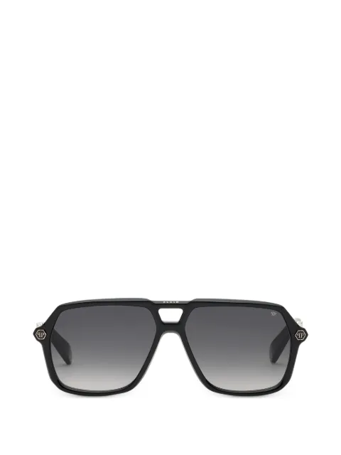 Philipp Plein Eyewear Plein Hexagon Stud sunglasses Black PAFAMES0306PXV001N