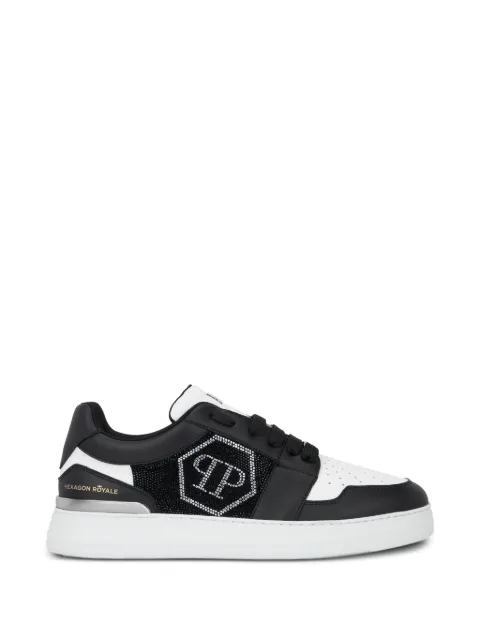 Philipp Plein lo-top sneakers Crystal Hexagon Black UAFSUSC1086PLE022N