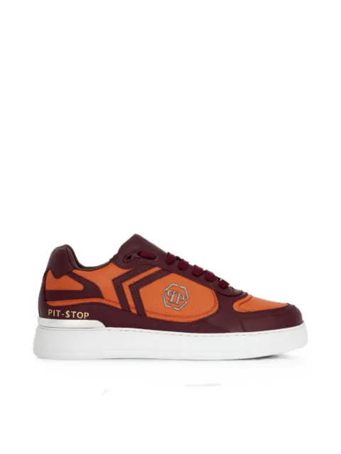 Philipp Plein low-top Pit-$top deer leather Red FAFSUSC1007PLE010N