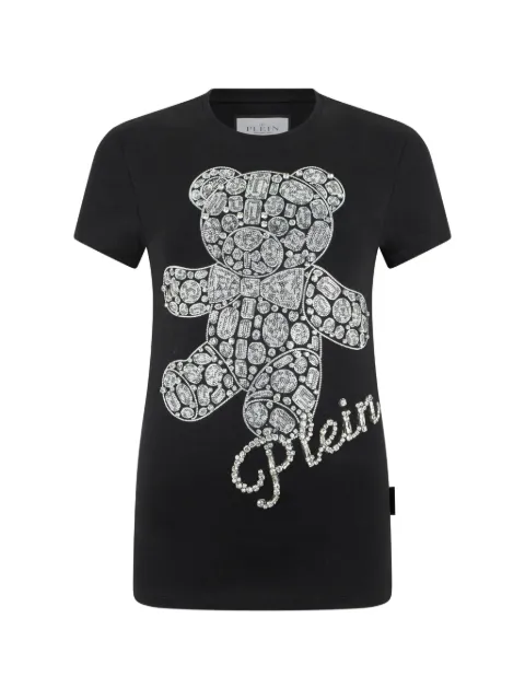 Philipp Plein short-sleeve embellished T-shirt Black FAFCWTK3992PJY002N
