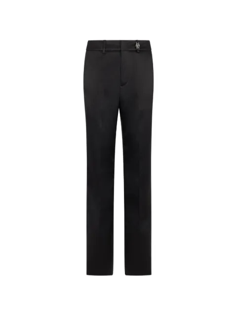 Philipp Plein satin straight-fit trousers Black FAFCWRT1698PTE003N