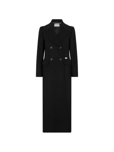 Philipp Plein Baroque Skull double-breasted coat Black FAFCWRA0748PTE003N