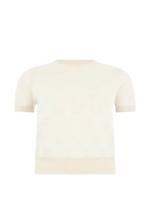 Philipp Plein jacquard-monogram T-shirt Neutrals FAFCWKK0326PTE076N