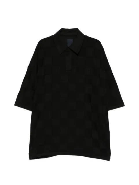 Juun.J logo-detail polo shirt Black JC6442P085