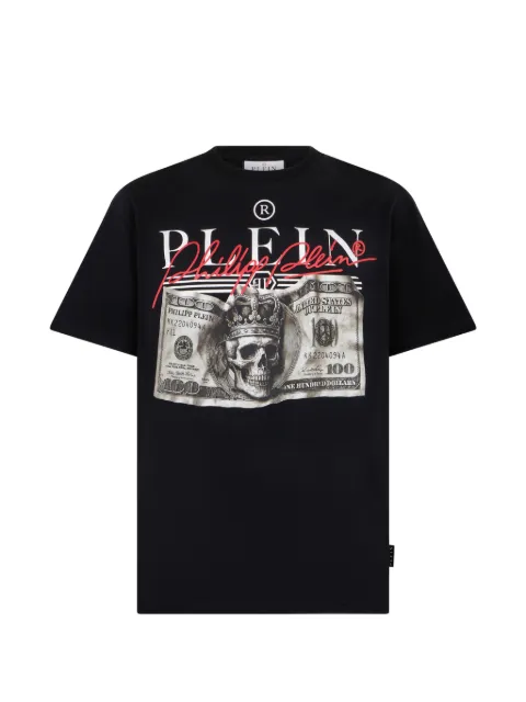 Philipp Plein Dollar Signature t-shirt Black FAFCMTK9129PJY002N