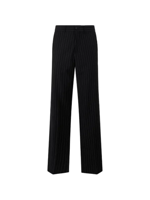 Philipp Plein loose-fit trousers pinstripe Black FAFCMRT1728PTE022N