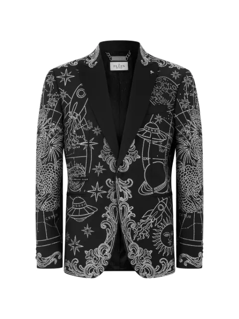 Philipp Plein blazer stones zodiac Black FAFCMRF2170PTE022N