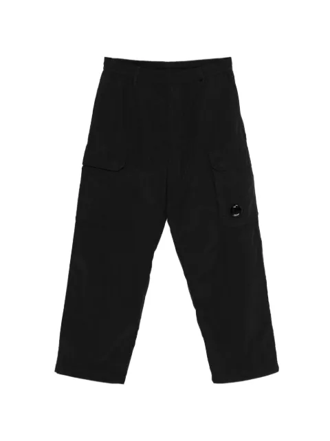 C.P. Company Flatt Nylon loose cargo Lens pants Black 20CMPA140A005991G999