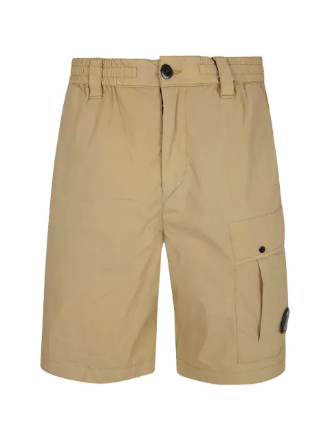 C.P. Company 50 Fili Lens cargo shorts Neutrals 20CMBE254A006439G328