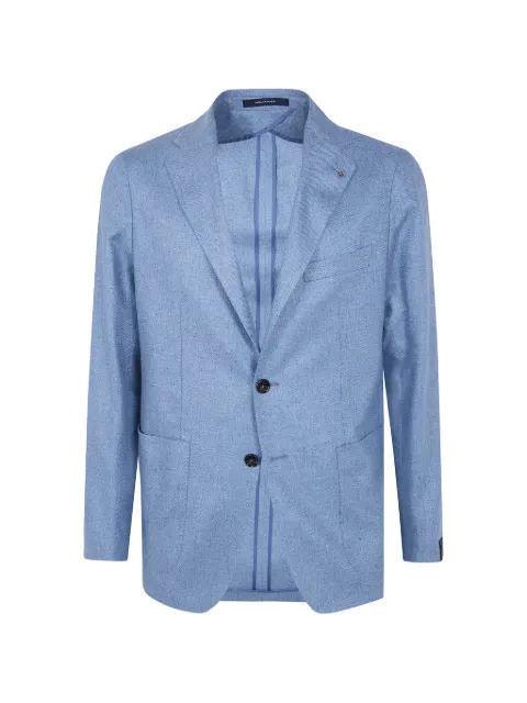 Tagliatore button silk blazer Blue 1SMC22KPE440044