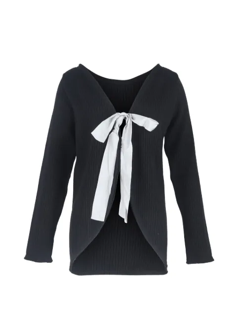 Marni Pre-Owned V-neck cardigan Black RFCPUGBCL670878W